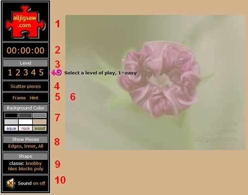 jigsaw puzzle on load graphic