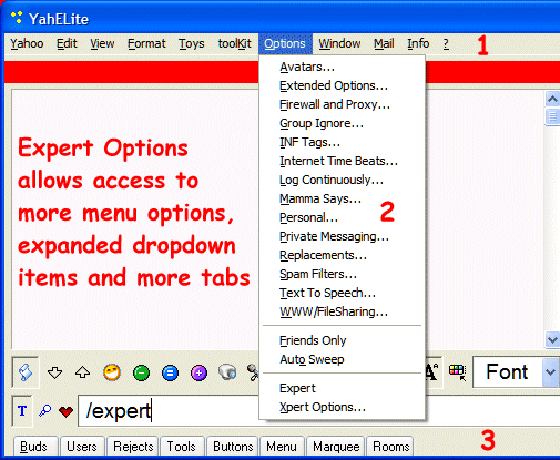 yahelite expert dropdown graphic