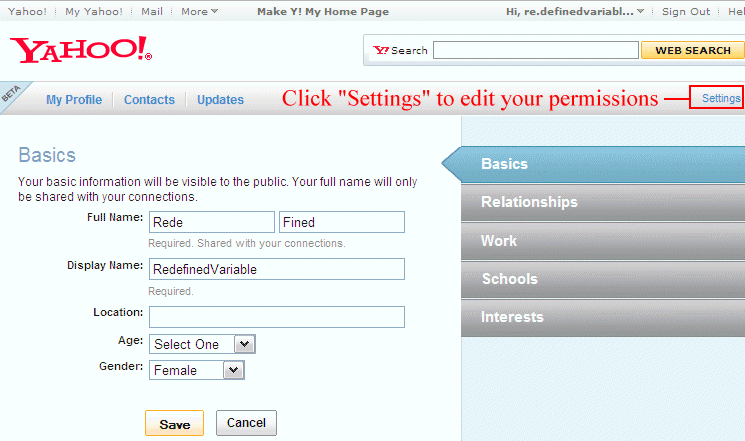 how to change your yahoo email profile picture