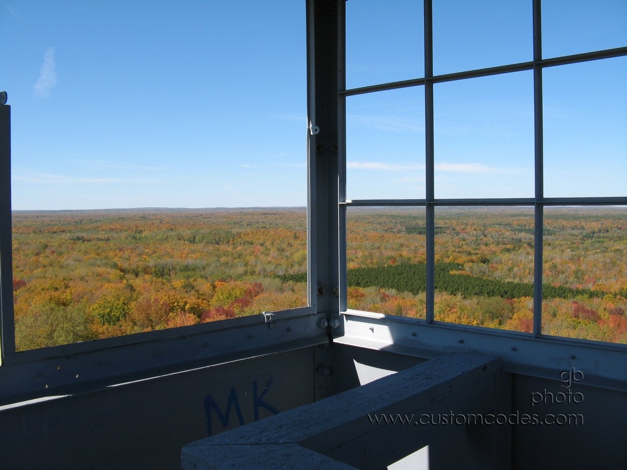MountainWIFireTowerFromTopLookingOut