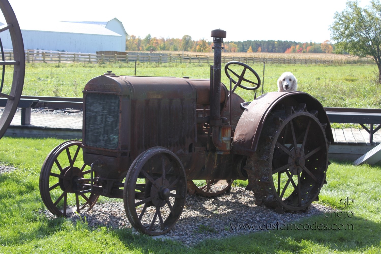 ElwoodDrivingTractor